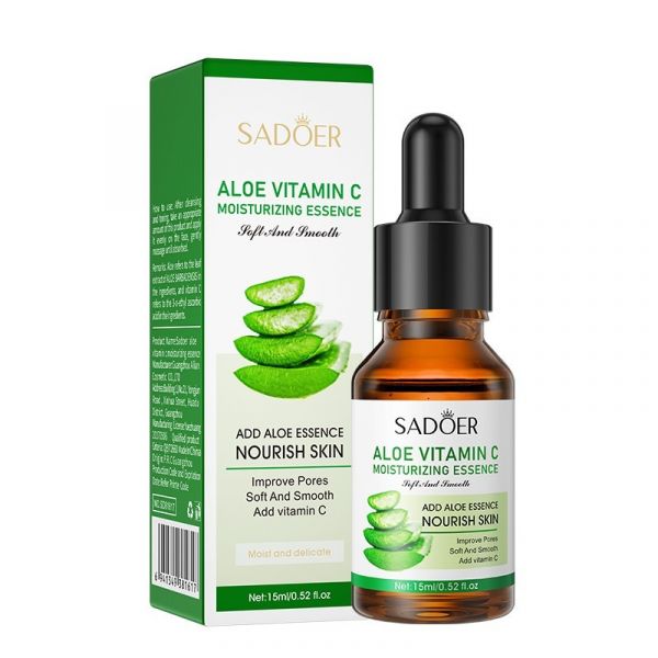 SADOER Moisturizing serum with ALOE VERA for dry and sensitive skin, 15ml